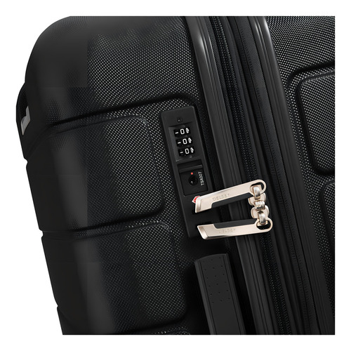 Maleta De Viaje Delsey Lagos 20'', Cabina, Color Negro, Tsa