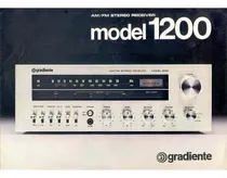 Comprar Catálogo u002F Folder : Receiver Gradiente Model 1200 # Novo Okm
