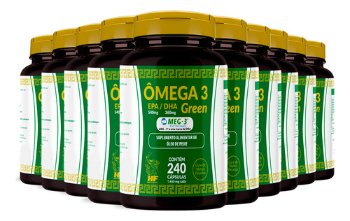 Omega 3 1000mg Green Hf Suplements 10x240 Caps