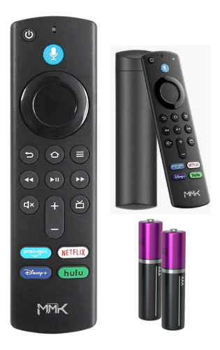 Controle Compátivel Fire Stick Amazon Com Voz Mmk Com Pilhas
