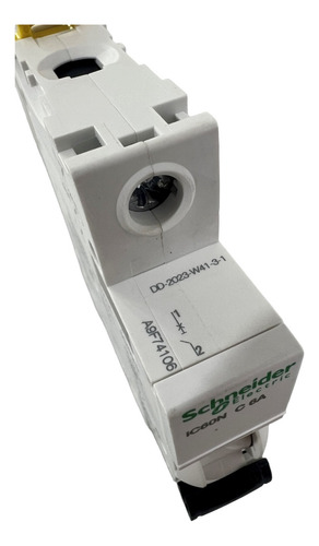 Disjuntor Monopolar 6a Curva C Ic60n A9f74106 Schneider