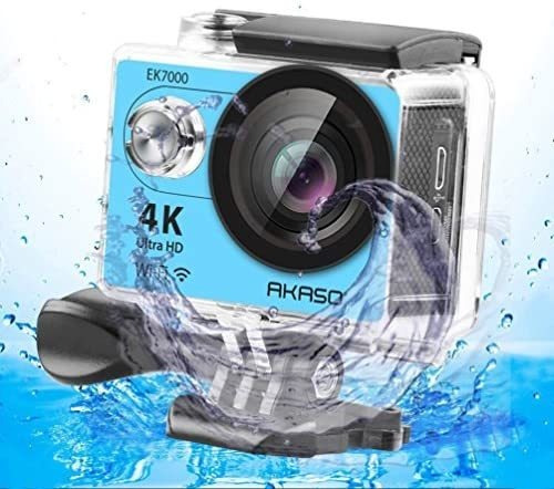 Imagen 4 de 6 de Cámara De Acción Akaso 4k Hd Wifi A Prueba De Agua -aqua