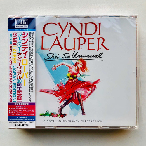 Cyndi Lauper She So Unusual Japón 30 Aniversario 2 Cds + Dvd