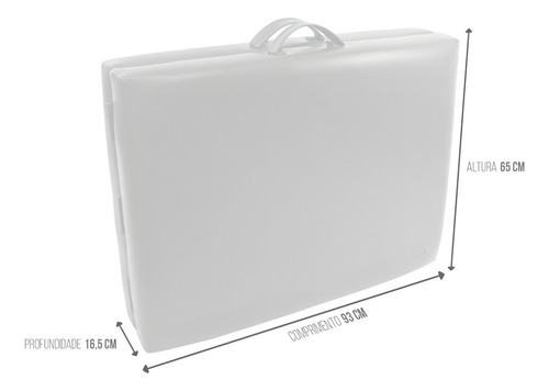 Camilla plegable de madera Ibiza, altura fija, 200 kg, color blanco