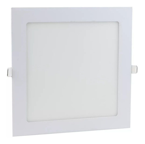 Kit 3 Painel Plafon 25w Led Embutir Quadrado Branco Frio