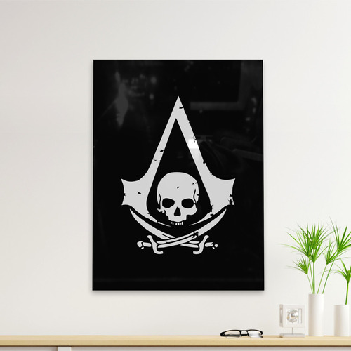 Cuadro Deco Assassins Skull (d1303 Boleto.store)