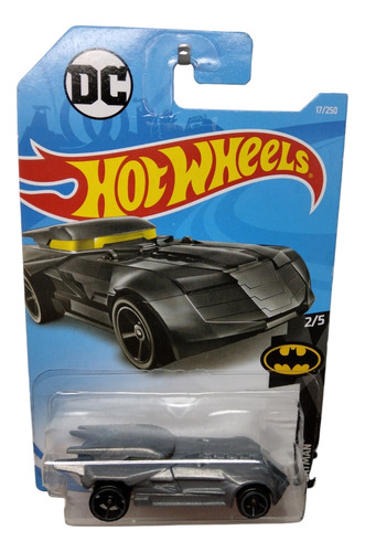Hot Wheels Dc Batman Batmobile 17/250 Gris Oscuro