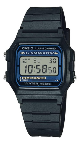 Casio F105w 1a Reloj Deportivo Métrico Iluminado