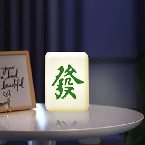 Luz Led De Mesa Mahjong Lámparas De Escritorio Mahjong Lámpa