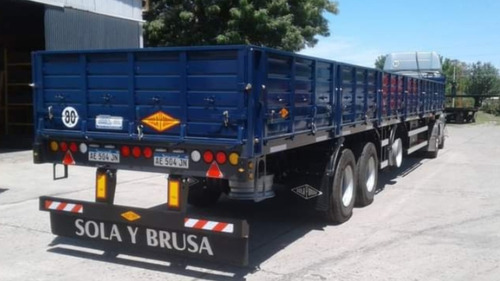 Semirremolque Sola Y Brusa. Barandas Volcables. Financiacion