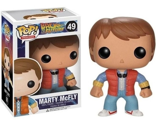 Funko Pop Nuevo Vinilo 10cm Back To The Future- Marty Mc Fly