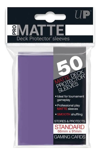 Folio Ultra Pro Standard Matte Violeta X50 Muy Lejano