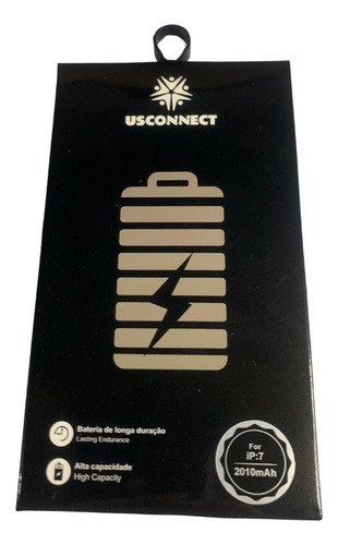 Bateria P/ Iphone 7 7g Original Usconnect 2010mah Saúde 100%
