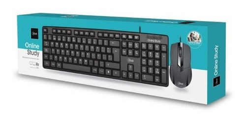 Imagen 2 de 4 de Teclado + Mouse Con Cable Online Study Mlab