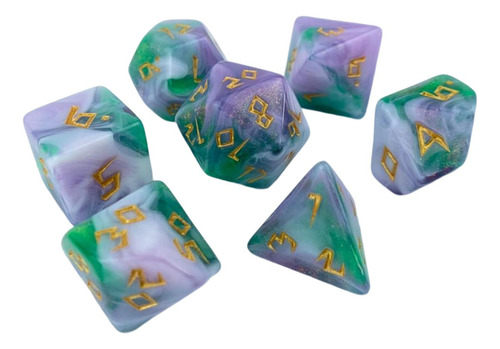 2 X 7 Dados De Juego De Rol Para Niños, Juegos De Aventura
