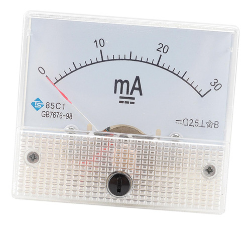 Medidor De Panel Analógico De Con Aguja 85c1 Clase 0-30 Ma