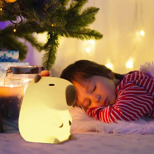 Hermosa Lámpara Capibara, Lámpara De Dormitorio Y Llavero