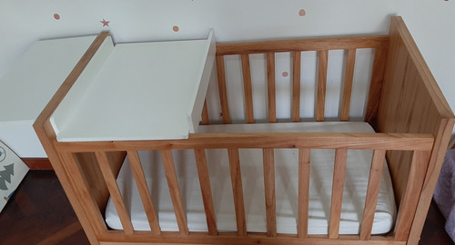 Cuna Escandinava Colecho De Madera Paraiso Marrón (Usado)