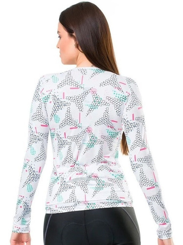 Imagem 2 de 4 de Blusa Ciclismo Manga Longa Feminina Elite 135118