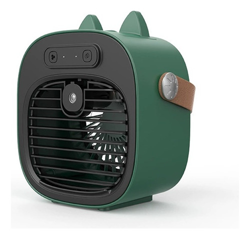 Ventilador De Escritorio Recargable Con Spray Humidificador
