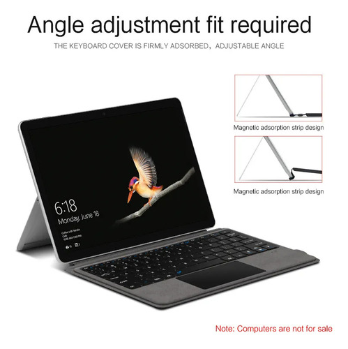 Teclado Táctil Bluetooth Para Surface Go 3/2/1.