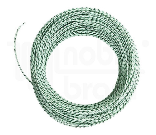 100mts Cabo Híbrido 2,5mm Fibra Vidro Alta Temperatura 400°c