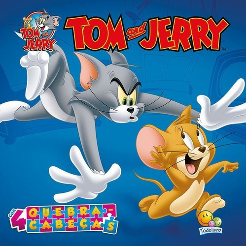 Quebra-cabeças: Tom And Jerry, De Warner Bros. Consumer Products Inc.., Vol. 1. Editora Brasileitura, Capa Mole Em Português