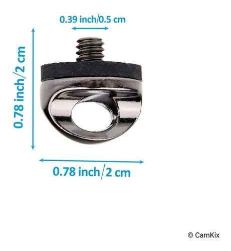 Imagen 2 de 6 de Tornillo Repuesto Para Correa Rapida Dsrl Quick Strap Rgs