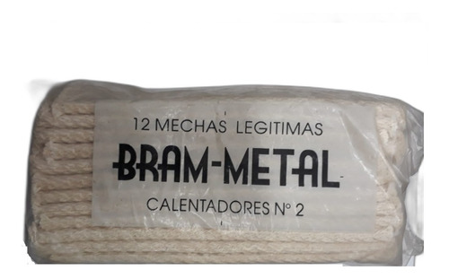 Mechas Calentador N°2 Bram Metal Legitima