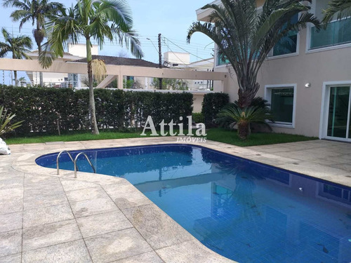 Sobrado 5 Suítes, 50mts Praia Enseada, Lazer - V1302
