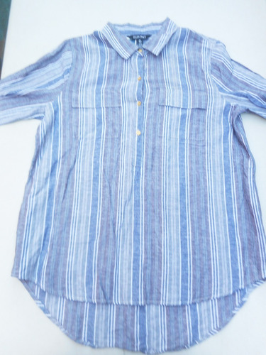 Blusa Camisa Marca Ellen Tracy Talla L 