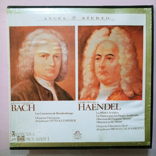 Bach Haendel Boxset 3 Discos Lp Vinilos Casi Nuevos Ti