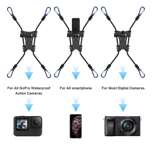 Net Chain Link Action Camera Fence Mount Compatible Con...