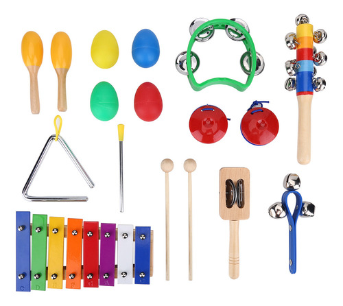 A*gift Kit De Instrumentos Musicales Para Niños Y Bandas De