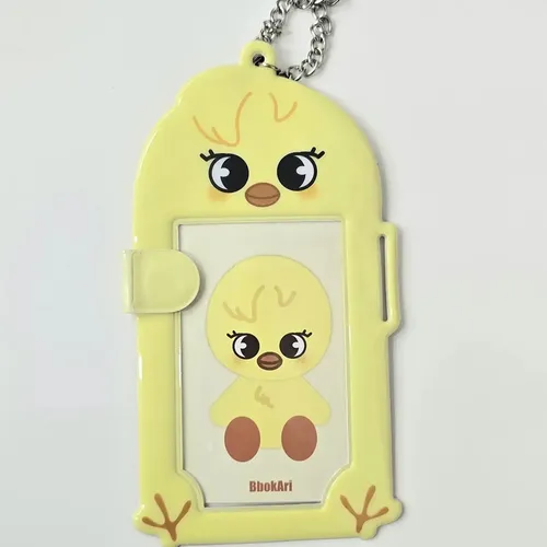 STAY CAFE ポガリ スキズ トレカ キーホルダー Card Holder Bbokari Porta Photocard Cracha Stray Kids Skz