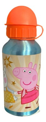 Botella Deportiva De Aluminio Peppa Pig - 400 Ml