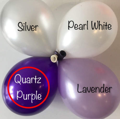 Globos Púrpura Cuarzo Qualatex #11 Paq 30 Púrpura