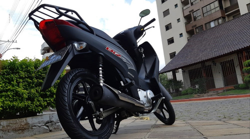 Honda Biz 125 Ex Preta Fosca Nova C/ 9.300km