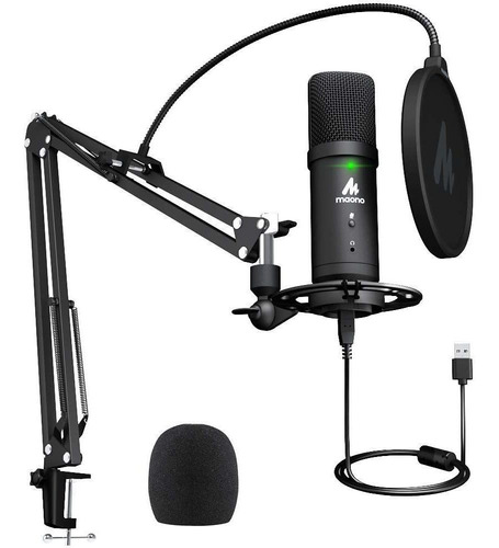 Microfono Usb 192 Khz / 24 Bits Monitoreo De Latencia Cero