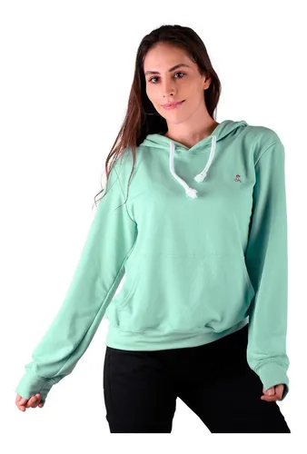 Hoodie mujer Menta