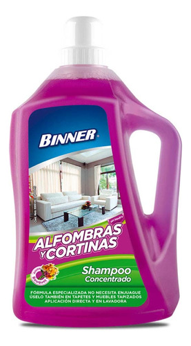 Shampoo Concentrado Binner Alfombras Y Cortinas 1000ml