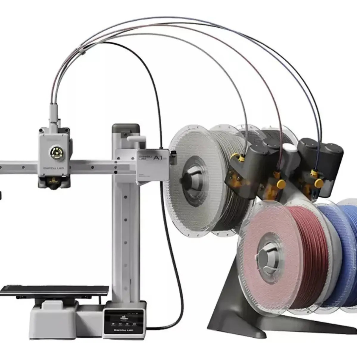Impressora 3d Bambu Lab A1 Mini + Ams Lite (combo) Cor Prateado