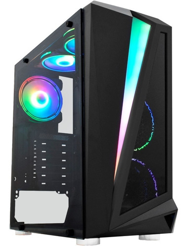 Gabinete Gamer Middle Tower Black Hawk Cg-05qi Cor Preto