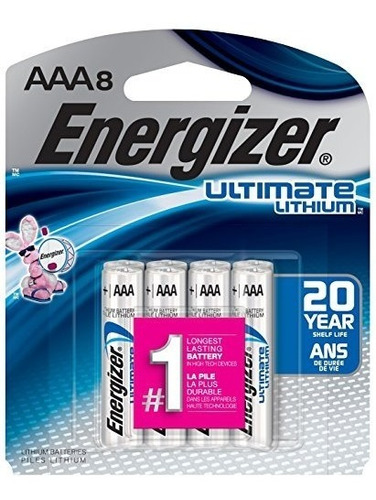 Energizer Ultimate Lithium Aaa Batteries 8