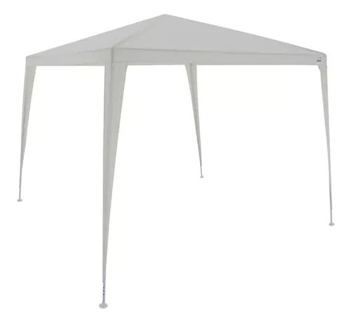 Tenda Gazebo 3x3m Desmontável Ferro Polietileno Impermeável Cor Branco