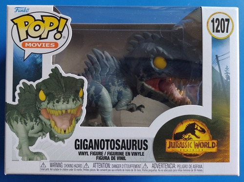 Imagen 3 de 3 de Funko Pop Jurassic World Dominion Giganotosuarus