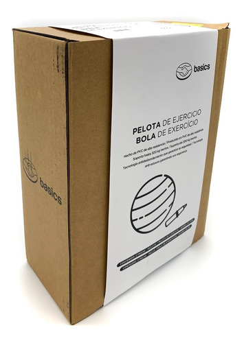 Imagen 4 de 5 de Balón De Yoga Mercado Libre Basics 65 Cm Pelota Pilates