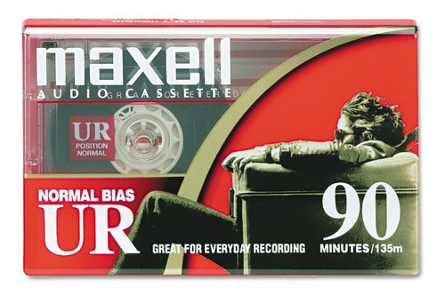 Cassette Audio Maxell 90 Minutos Nuevo Caset Cinta Ur90 Cdmx