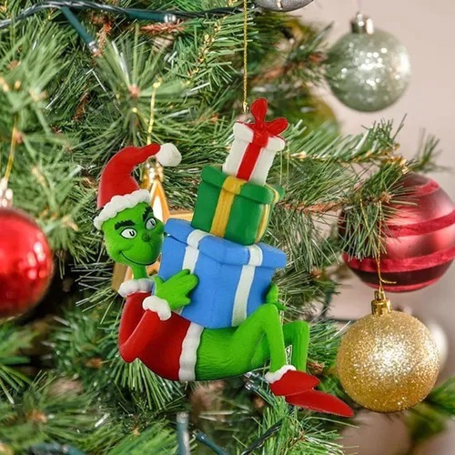 Hu 6 Adornos Colgantes For Árbol Navidad Con El Muñeco
