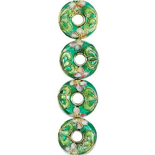 Donuts Cloisonne De 16 Mm X 16 Mm, Paquete De 7 | Perla...